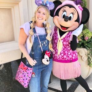 Harvey’s Minnie Mouse Purple Crossbody Bag